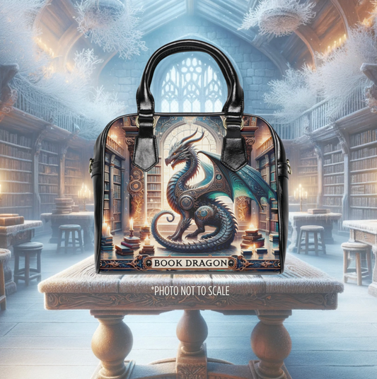 Steampunk Book Dragon Purse