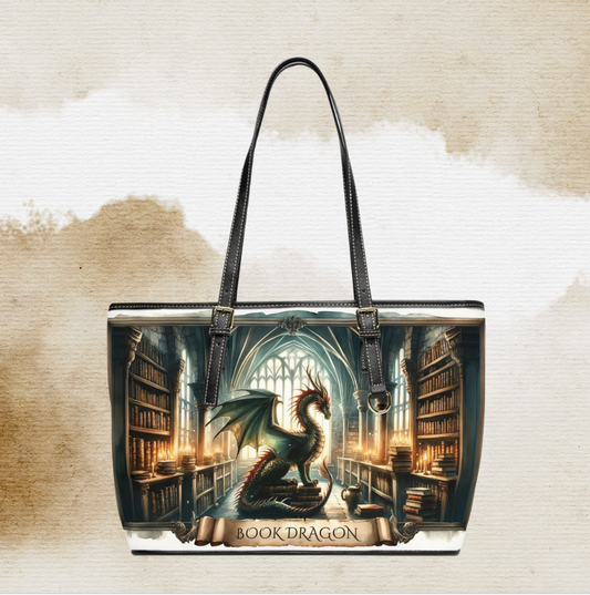 Book Dragon Shoulder Bag