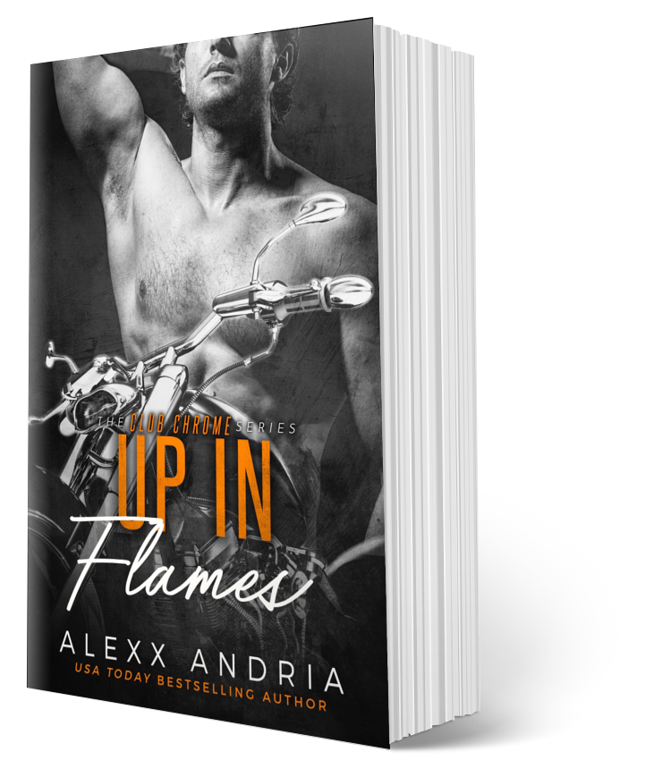 Print-Up In Flames--Signed By The Author