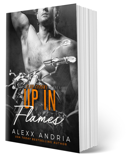 Print-Up In Flames--Signed By The Author